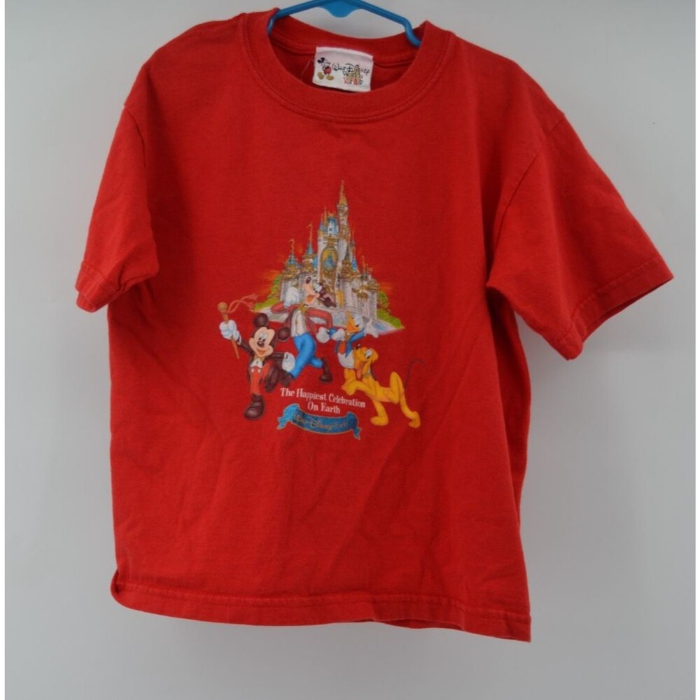 Vintage 2005 Walt Disney World Happiest Celebration T-Shirt Kids 4T Mickey